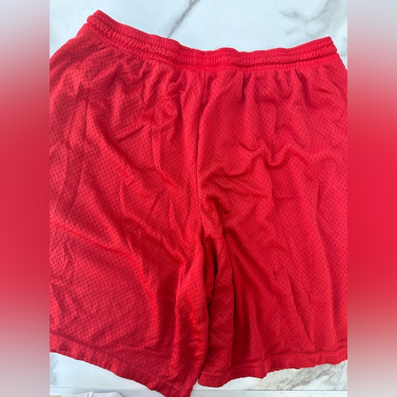 Red Champion Athletic Shorts. Size Large - Picture 3 of 4